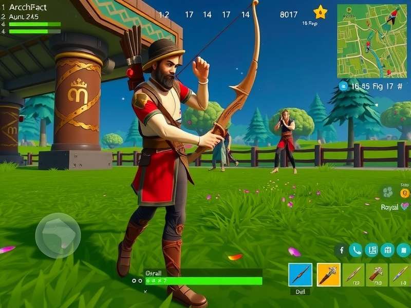 Archero Battle Royale character customization screen